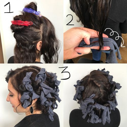 How to curl your hair without heat for outlet short hair