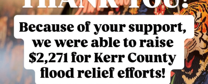Urban Betty Raises $2,271 for Kerr County Flood Relief