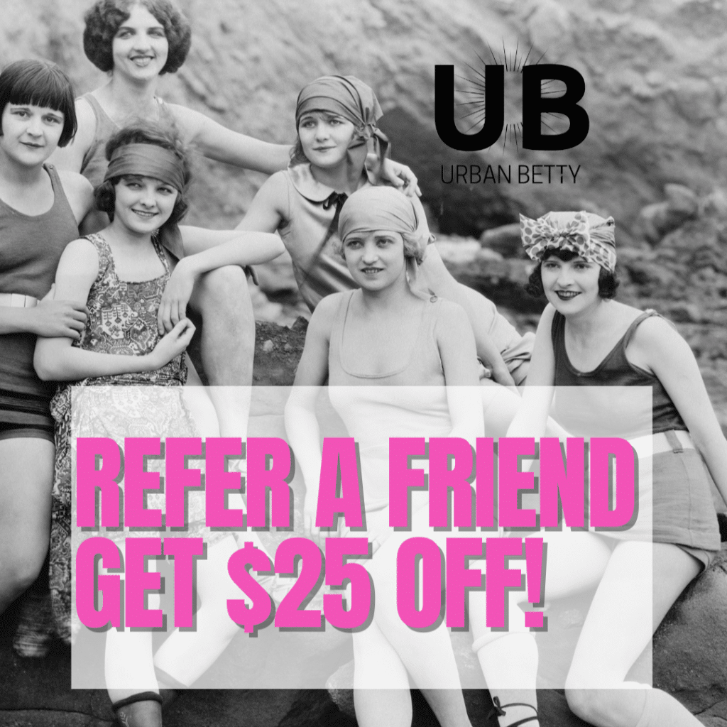 Refer a friend and Save at Urban Betty Salon.